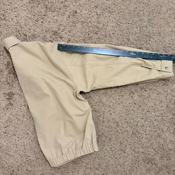 Aritzia TNA Caddie Blouson Jacket Cotton Canvas Zip-up Jacket Tan Khaki Size M - Picture 12 of 12